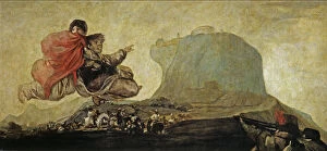 De 1746 1828 Collection: Asmodea or Fantastic Vision. Artist: Goya, Francisco, de (1746-1828)