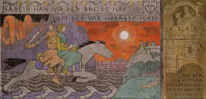 Asmund Gallery: Asmund and the Princess riding Home. Artist: Munthe, Gerhard (1849-1929)