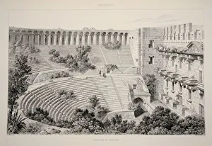 1863 Prints: Aspendu - Interior of Theatre, pub
