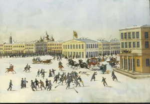 The Assassination of Alexander II on 13 March 1881, 1881-1882. Artist: Russian master
