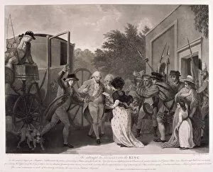 Assassin Gallery: Assassination attempt on King George III, 1786. Artist: Francis Jukes