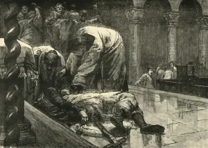 9th Century Prints: Assassination of the Emperor Leo V, (820 AD), 1890. Creator: Unknown