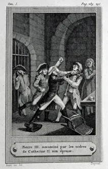 The Assassination of Emperor of Russia Peter III Fyodorovich on 17th July 1762, 18th century