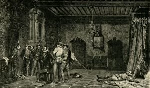 Centre Gallery: Assassination of Henry, Duke of Guise, (December 1588), 1890. Creator: Unknown