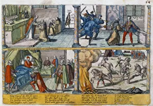 Duke Of Anjou Gallery: The assassination of Henry III of France, 1589