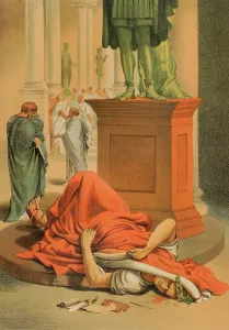 1st Century Ad Prints: Assassination of Julius Caesar in Rome