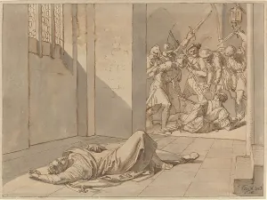 Murdered Prints: The Assassination of King Wenzel III. Creator: Joseph von Fuhrich