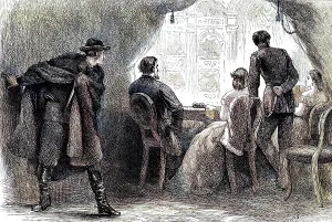 Unaware Prints: Assassination of President Lincoln, Washington DC, 1865 (c1880). Creator: Unknown