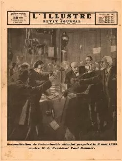 Le Petit Journal Gallery: The assassination of President Paul Doumer, 1932. Creator: Unknown