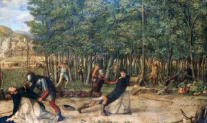 The Assassination of Saint Peter Martyr, c1507. Artist: Giovanni Bellini The Assassination of Saint Peter Martyr, c1507. Artist: Giovanni Bellini