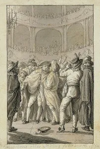 Private Collectionneoclassicism Prints: The assassination of the Swedish King Gustav III at the masked ball in the Stockholm Opera