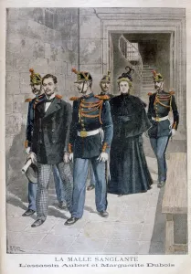 The assassins Albert and Marguerite Dubois, 1896. Artist: Henri Meyer The assassins Albert and Marguerite Dubois, 1896. Artist: Henri Meyer