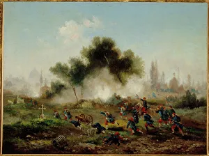 Assault on a cemetery by regular troops, May 1871, 1871. Creator: Gustave Boulanger