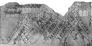 Assault on the City of Lachish, 700-692 BC, (c1900-1920).Artist: Sir Austen Henry Layard