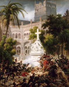 Lejeune Prints: Assault of the monastery of of Santa Engracia