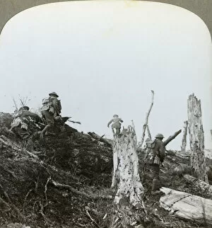 Advance Gallery: Assault in Trones Wood, Somme, France, World War I, 1916. Artist: Realistic Travels Publishers
