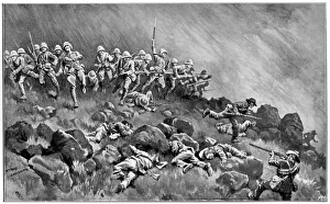 Afrikaner Collection: Assault on Wagon Hill, 2nd Boer War, 6 January 1900