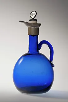 Cork Prints: Assembled Flagon And Stopper, c1900-50. Creator: Unknown