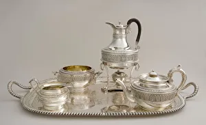 Kitchenware Prints: Assembled Tea Service, 1806/7. Creator: Paul Storr