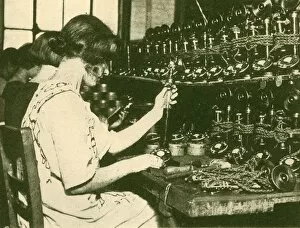 Factory Worker Gallery: Assembling the New Automatic Telephones Ready for Distribution to Subscribers, c1930