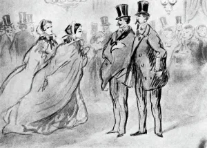 Paul George Prints: Assembly, 19th century, (1930). Artist: Constantin Guys