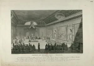 1787 Prints: The Assembly of Notables on February 22, 1787 in Versailles, 1802. Creator: Niquet