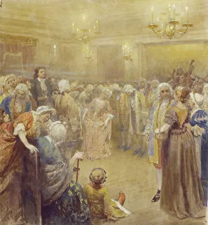 The Assembly at the time of Peter I. Artist: Lebedev, Klavdi Vasilyevich (1852-1916) The Assembly at the time of Peter I. Artist: Lebedev, Klavdi Vasilyevich (1852-1916)