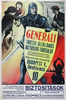 Insurance Prints: Assicurazioni Generali, 1925. Creator: Nemes, Gyorgy (1905-1938)