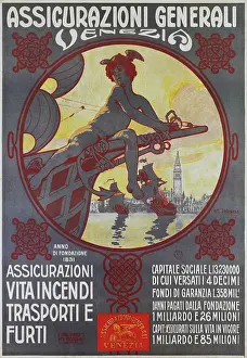 Insurance Prints: Assicurazioni Generali S.p.A. 1910. Creator: Sormani, Gian Luciano (1867-1938)