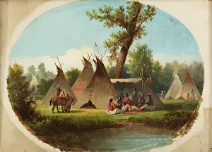 Wigwam Prints: Assiniboin Encampment on the Upper Missouri