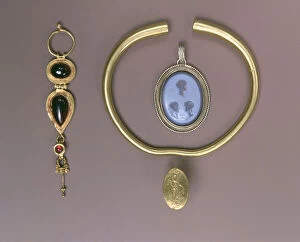Images Dated 7th March 2007: Assorted Greek and Roman jewelry, 4th century BC-17th century