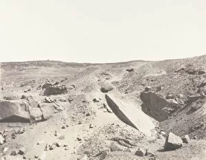 Granite Gallery: Assouan (Syene), Carrieres de Granit - Ancien Systeme d Extraction