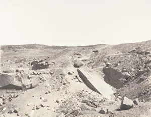 Aswan Prints: Assouan (Syene), Carrieres de Granit - Ancien Systeme d Extraction