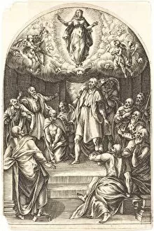 Assumption Of The Virgin Collection: The Assumption, 1608 / 1611. Creator: Jacques Callot
