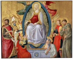 Lifting Prints: The Assumption of the Blessed Virgin Mary, 1464-1465. Artist: Neri di Bicci