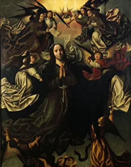 Hope Prints: The Assumption of the Blessed Virgin Mary. Artist: Fernandes, Vasco (c. 1475-c. 1542)
