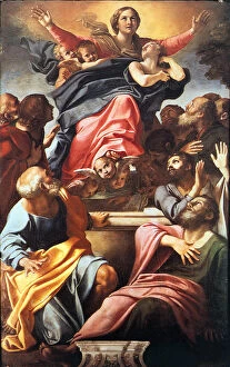 Glorification Of The Virgin Gallery: The Assumption of the Blessed Virgin Mary, 1600-1601. Artist: Carracci, Annibale (1560-1609)