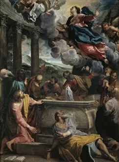 Assumption Of The Blessed Virgin Collection: The Assumption of the Blessed Virgin Mary. Artist: Carracci, Annibale (1560-1609)