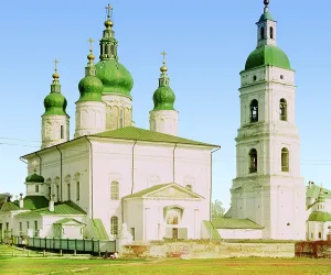 Onion Dome Prints: Assumption Cathedral in the city of Tobolsk from the west