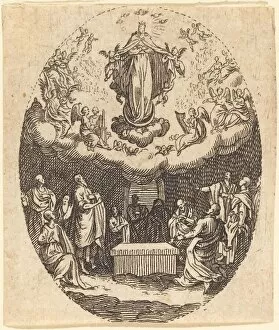 Assumption Of The Virgin Collection: The Assumption with the Cherubin. Creator: Jacques Callot