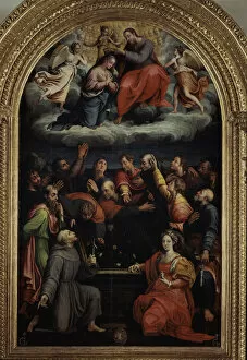 Assumption Of The Blessed Virgin Collection: The Assumption and Coronation of the Virgin, 1526-1527