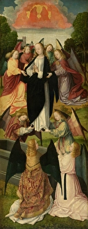 1490s Prints: The Assumption of Mary, 1490. Creator: Master of the Amsterdam Death of the Virgin