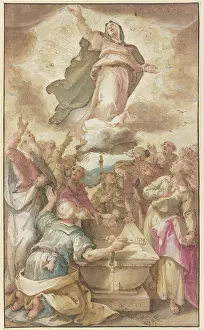 Bavaria Prints: Assumption of Mary, 1599. Creator: Johannes Rottenhammer the elder