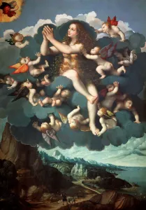 The Assumption of Saint Mary Magdalen. Creator: D Oggiono, Marco (ca 1470-ca 1530)