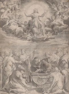 Amazed Gallery: Assumption of the Virgin, 1574-99. Creator: Aliprando Caprioli