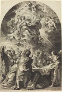 Ascension Prints: The Assumption of the Virgin, 1624. Creator: Paulus Pontius