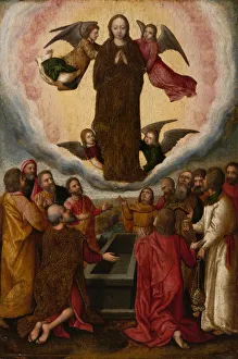 Surprised Collection: Assumption of the Virgin, 16th century. Creator: Marcellus Coffermans