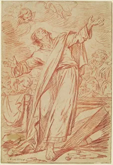 Laid Down Prints: The Assumption of the Virgin, 1742. Creator: Walter Paris