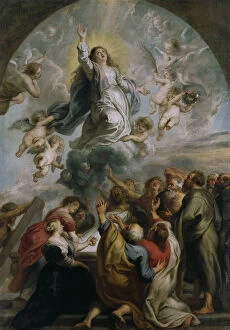 Assumption Of The Blessed Virgin Collection: The Assumption of the Virgin. Artist: Rubens, Pieter Paul (1577-1640)