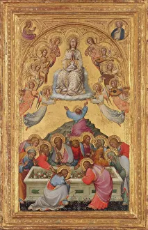 Floating Prints: The Assumption of the Virgin with Busts of the Archangel Gabriel and the Virgin of... c